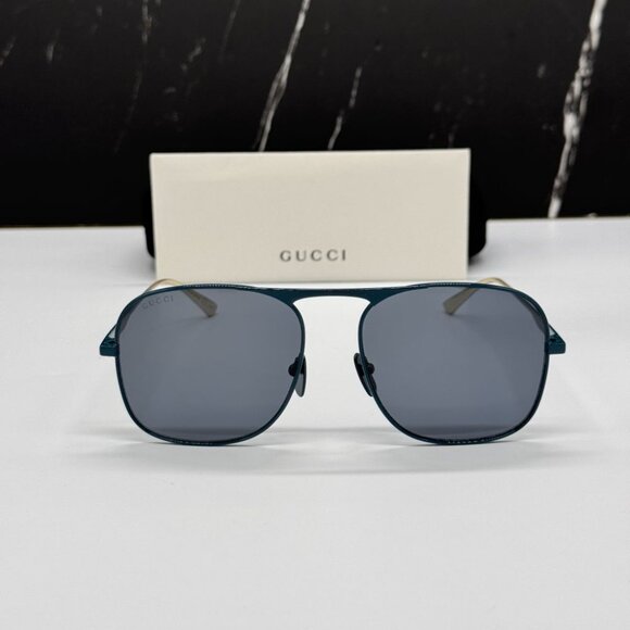 NEW GG0335S 003 GUCCI SUNGLASSES AVIATOR UNISEX EYEWEAR GUCCI